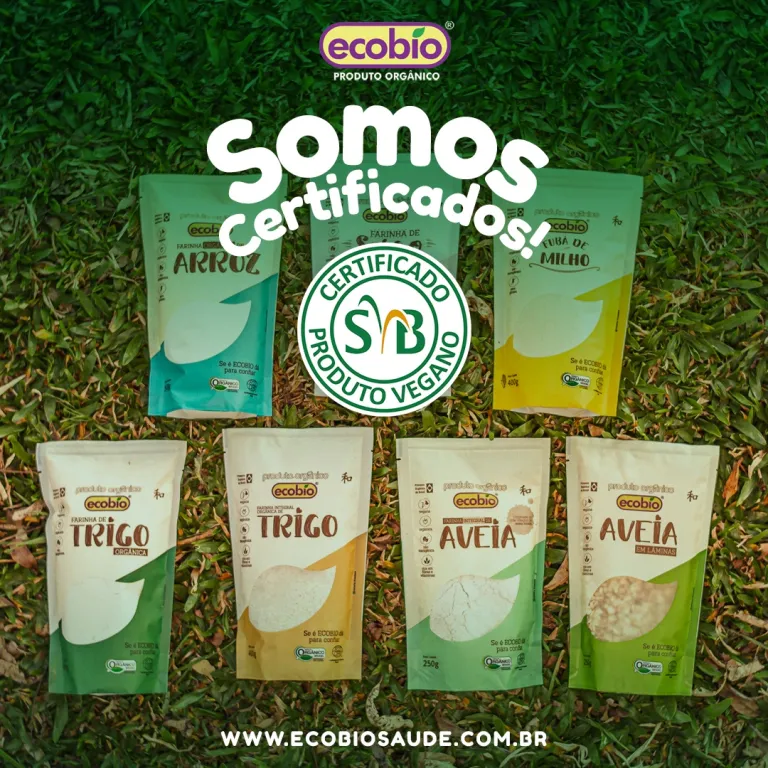 Certificado produto vegano